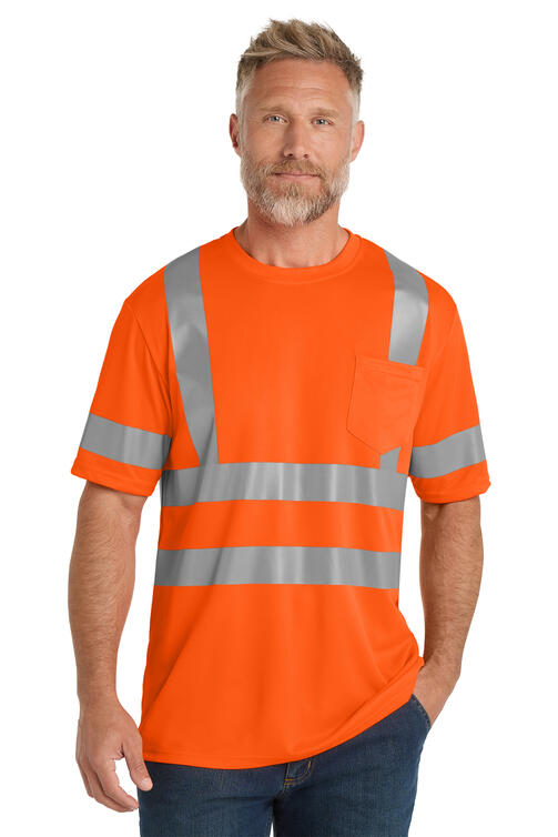 CornerStone® ANSI 107 Class 3 Mesh Tee CornerStone® ANSI 107 Class 3 Mesh Tee