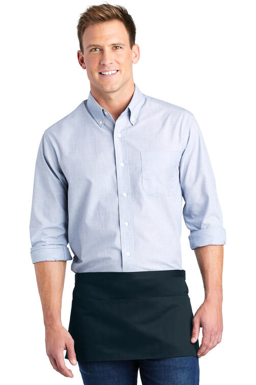 Port Authority® Three-Pocket Waist Apron Port Authority® Three-Pocket Waist Apron