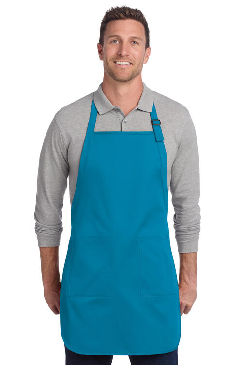 Port Authority® Full-Length Two-Pocket Bib Apron Port Authority® Full-Length Two-Pocket Bib Apron